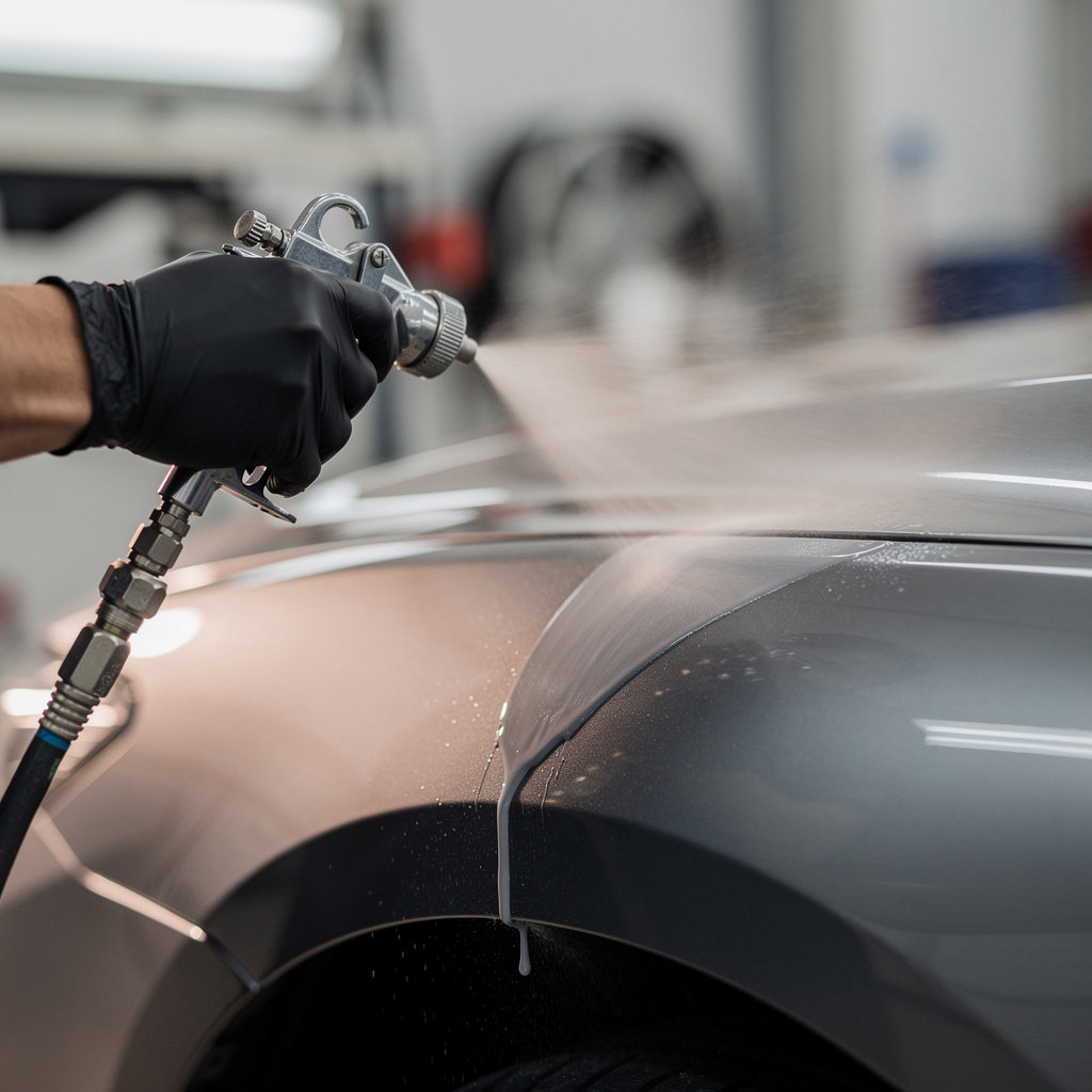 Star A Autobody Repair & Paint Santee professional paint matching and clear coat application for a flawless vehicle finish